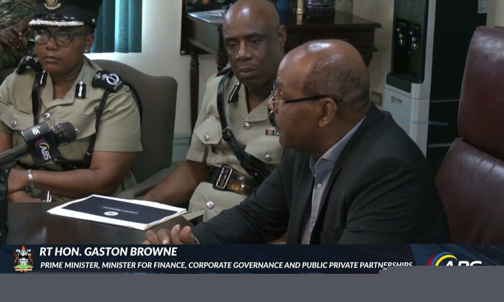 PM BROWNE CHIDES WOMEN WHO ‘LOVE GUNMEN’