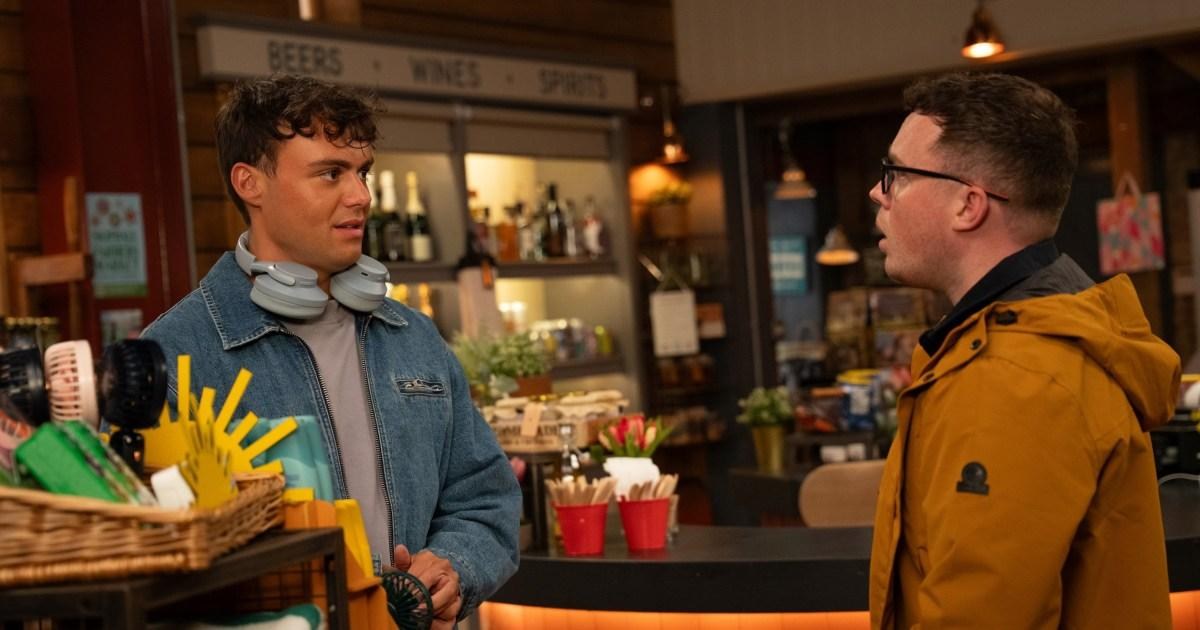 Lewis has a big announcement in Emmerdale but heartbreak follows as Vinny’s exit looms