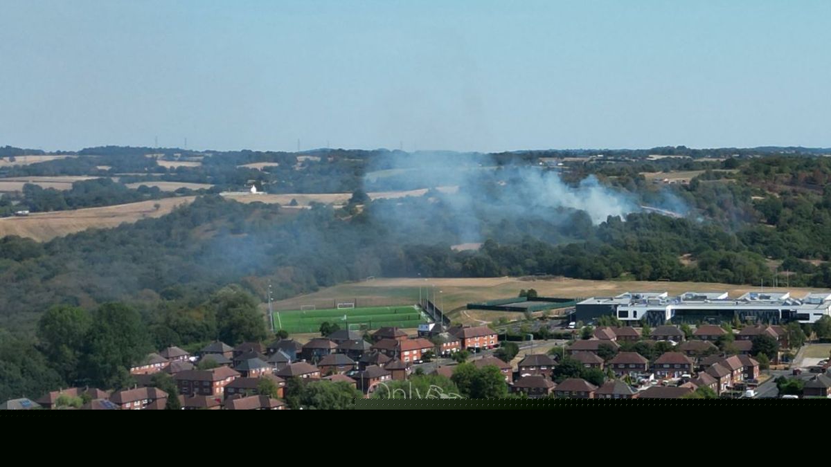 Live updates as Park Hall on fire AGAIN with smoke near school