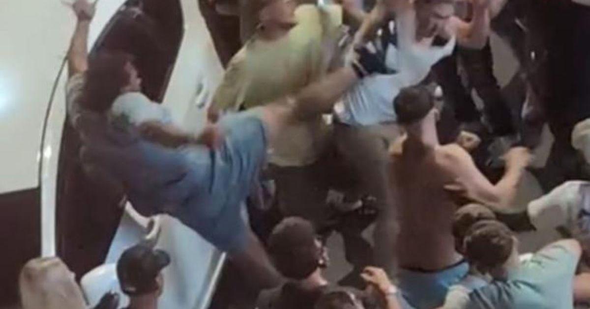 Second arrest after early morning mass brawl on busy street