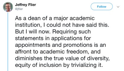Comment on UCLA Law Professor Stephen Bainbridge’s Diversity Statement by David Muncier