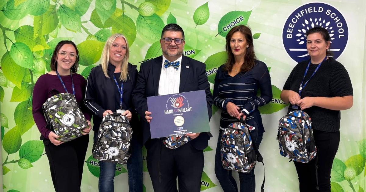 Brand new schoolbags dropped off at Watford primary school