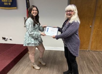 Darlington Senior Selected as Exchange Club’s A.C.E. Award Winner