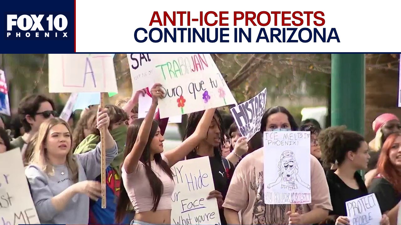 Students hold anti-ICE walkouts across the Valley
