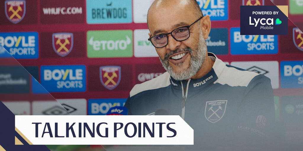 Talking Points | Nuno on settling in, getting down to work and Saturday’s Arsenal test