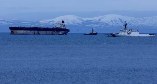 Russia says two crew members from US-seized tanker released