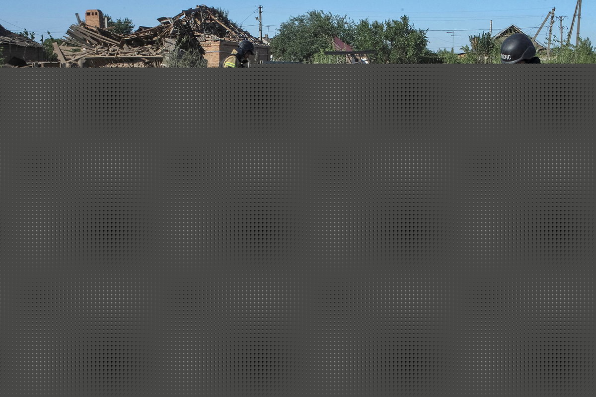 A Russian missile slammed into a house in Ukraine. Four children are among the dead