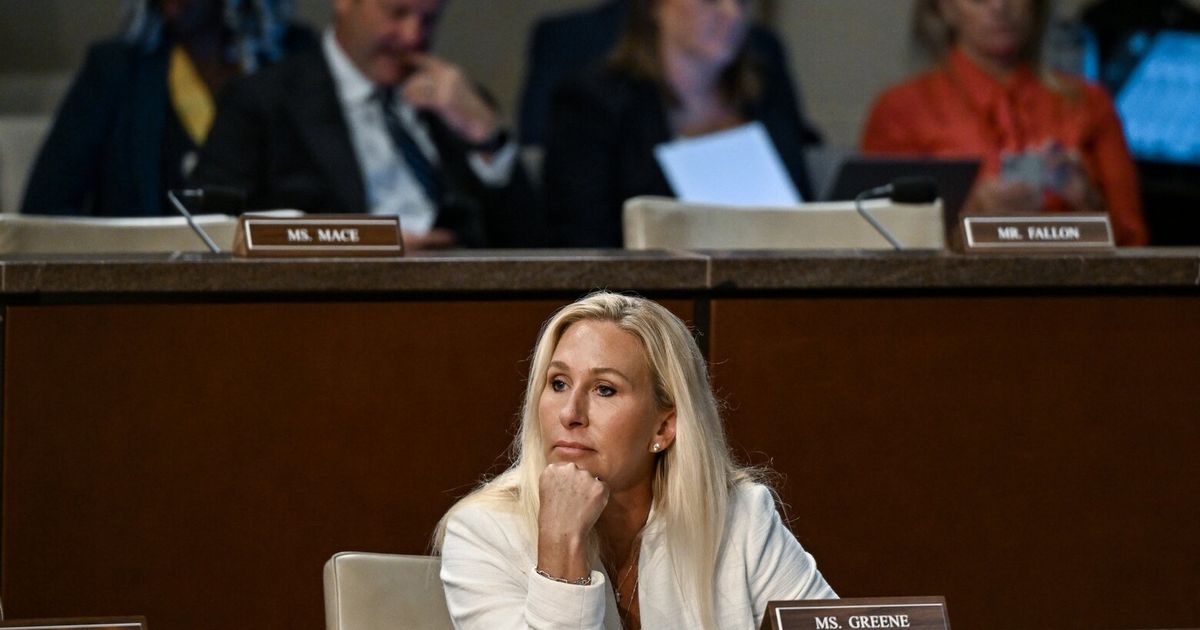 Greene, straying from Trump, reflects an emerging MAGA split