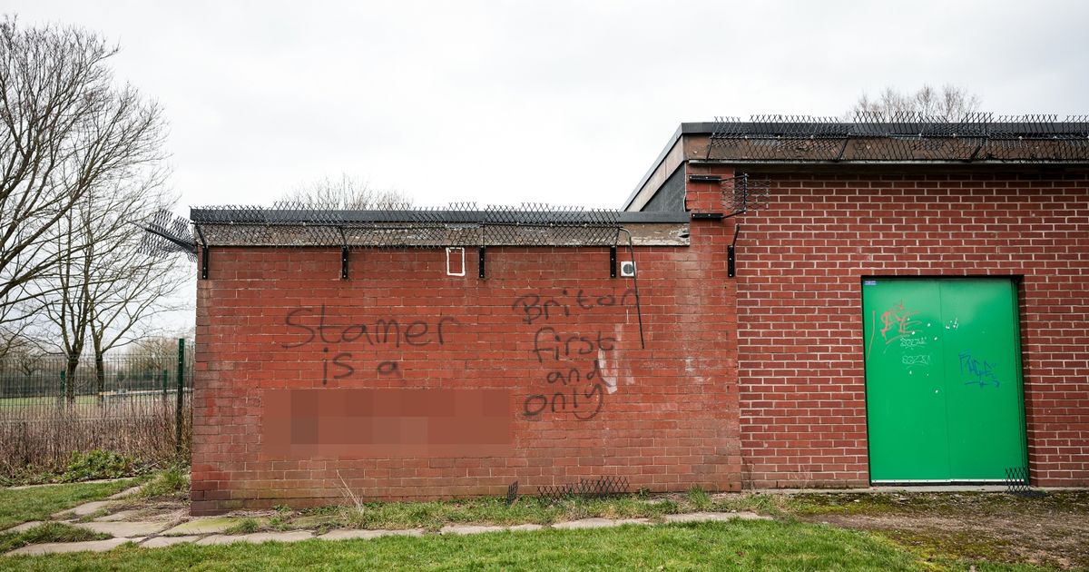 Sick vandal scrawls racist graffiti including swastikas across Greater Manchester park