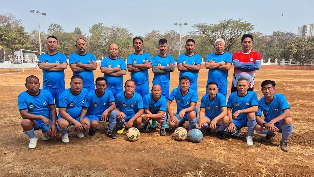 Nagaland 50+ football team lose to Kerala at National Masters Games