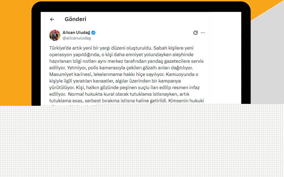 Gözaltından sonra şimdi de sansür: Alican Uludağ’a erişim engeli