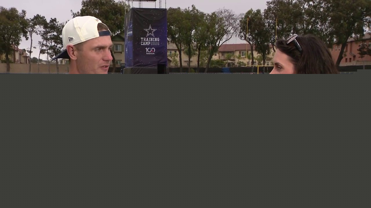 Sam goes one-on-one with Cowboys kicker Brandon Aubrey