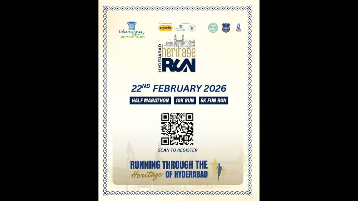 Telangana govt to conduct Hyderabad Heritage Run on Feb 22