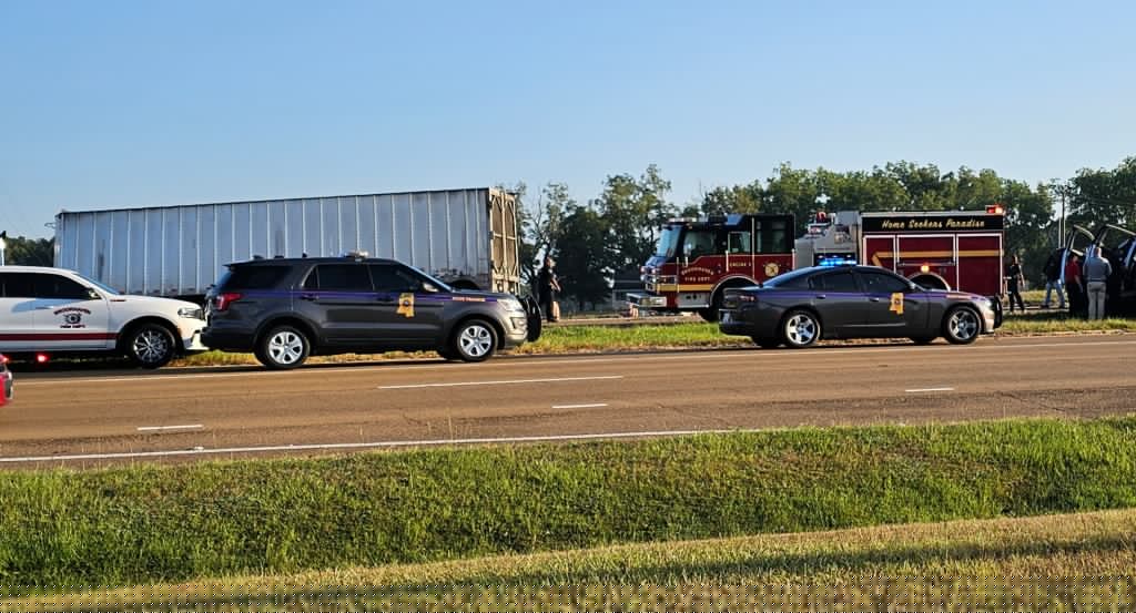 Responders working crash at 84 and Natchez Drive