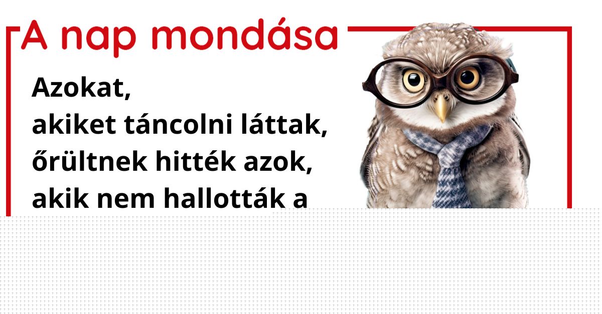 A nap mondása