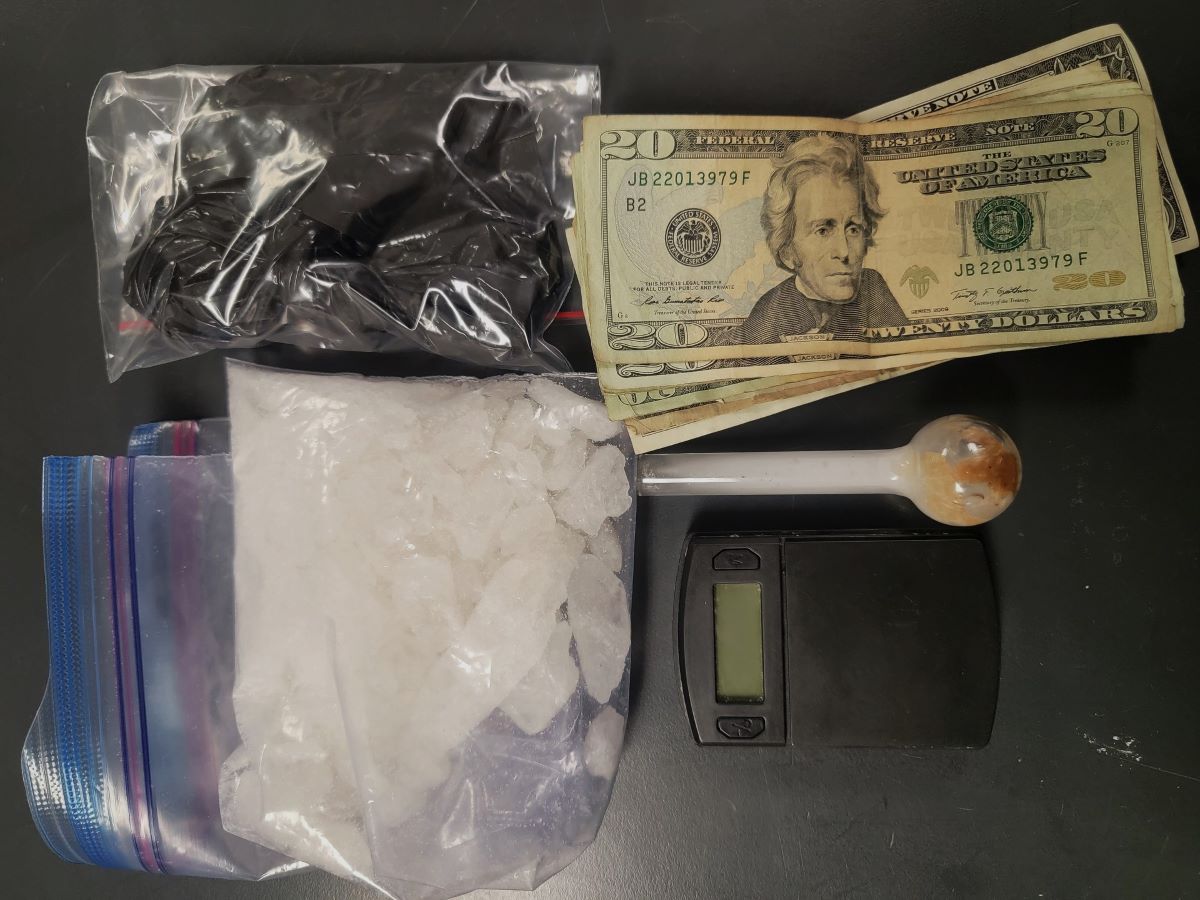 An O.C. probationer was arrested again on drug charges after a traffic stop