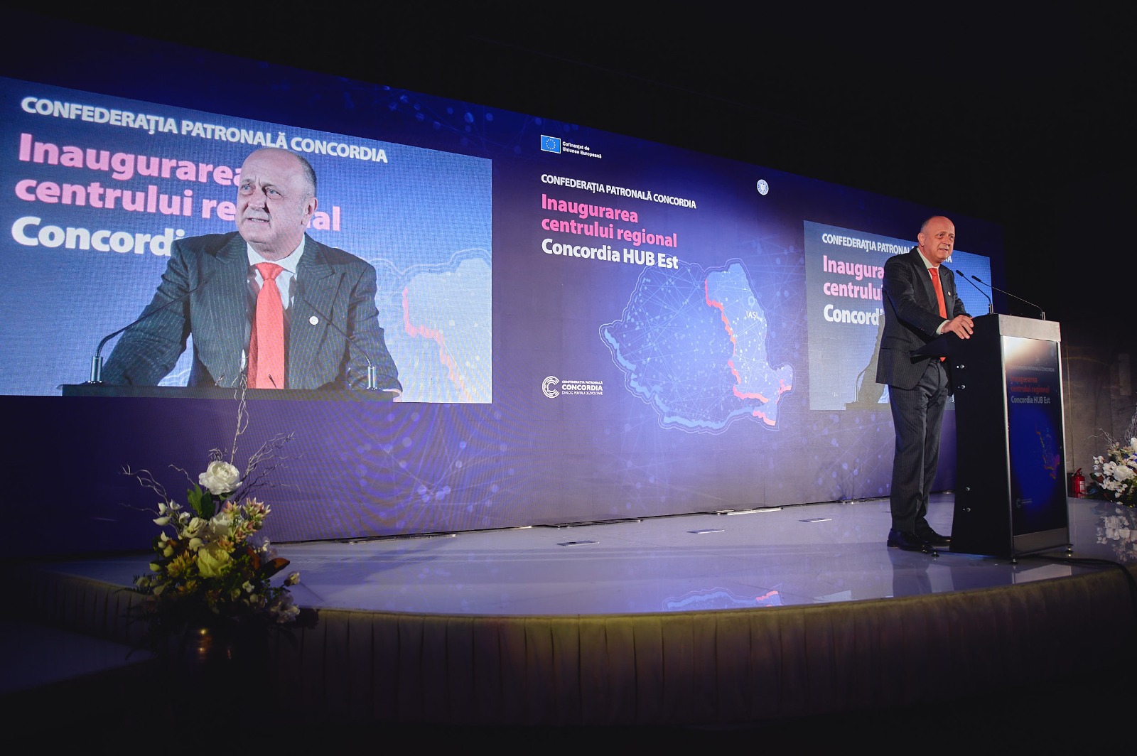 Confederaţia Patronală Concordia a inaugurat joi, la Iaşi, centrul regional Concordia Hub Est, o platformă de dialog între mediul de afaceri, autorităţile publice şi mediul academic, care îşi propune creşterea investiţiilor în estul României