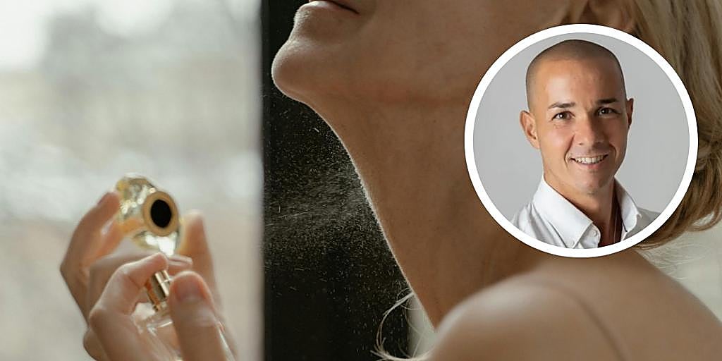 David Rodríguez, experto en nutrición: «Cuando te pones perfume inhalas sustancias químicas y muchas también entran por la piel»