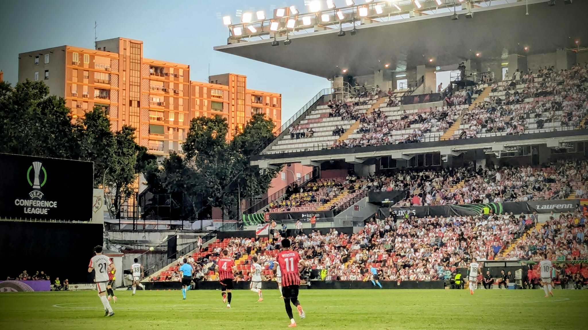 Rayo Vallecano enjoys triumphant return in a UEFA competition after 25 years