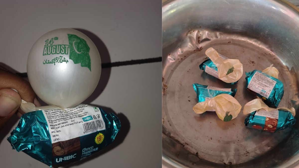 Rajasthan: Balloons bearing Pakistani flag discovered in biscuit packs; agencies on alert