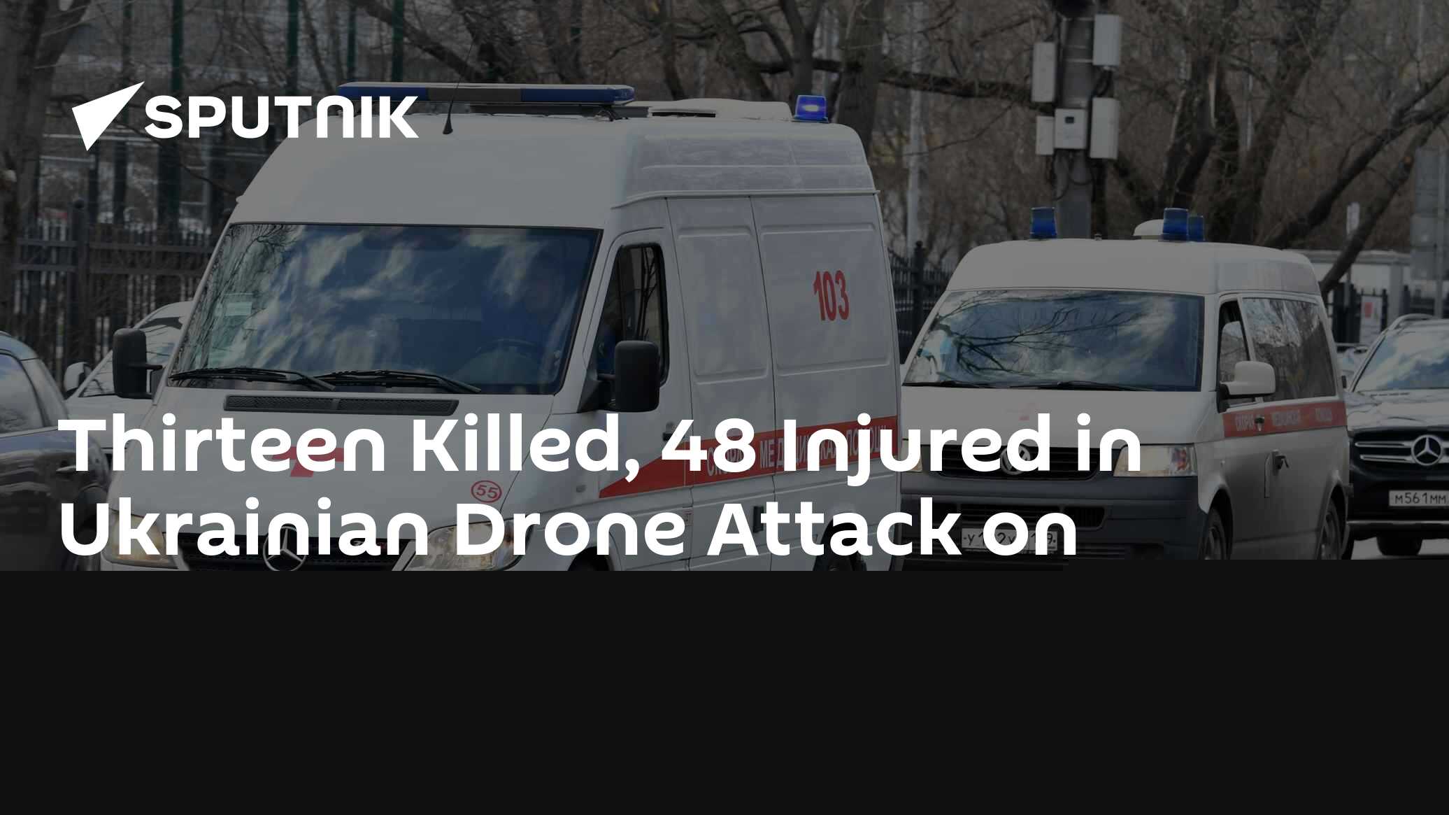 Thirteen Killed, 48 Injured in Ukrainian Drone Attack on Russia's Nizhnekamsk