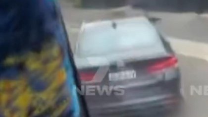 Woman charged after shots fired near school bus during alleged stolen car crash in Geelong