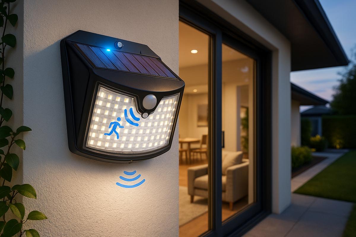 Questo kit di luci solari si accende da solo quando rileva movimento e illumina come un faro: affrettati, lo sconto non dura