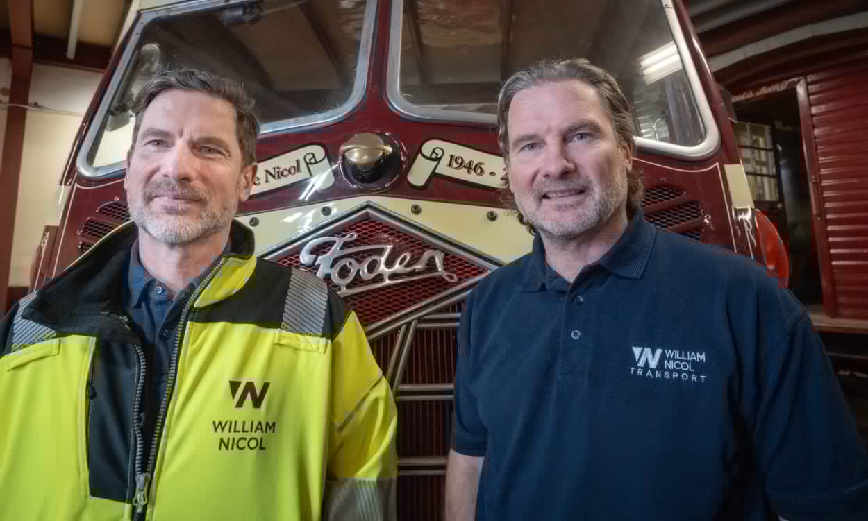 Twin brothers driving next chapter for 91-year-old Aberdeenshire transport firm