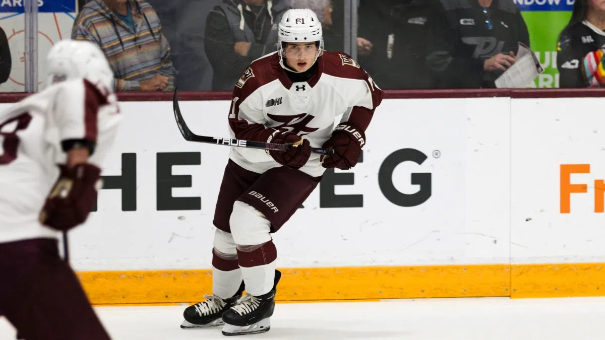 Braeside’s Kaden McGregor makes his Peterborough Petes debut