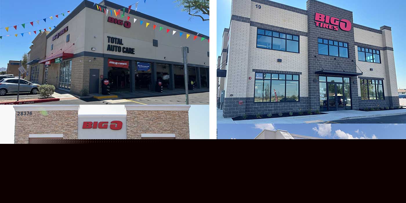 Big O Tires Expands Presence in the Western U.S. with Six New Locations