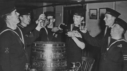 A right rum do! Navy restricts booze to make ships 'dry' for two  days a week