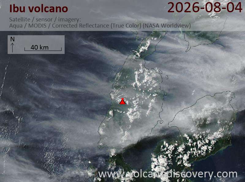 Ibu Volcano Volcanic Ash Advisory: VA TO FL070 LAST REP AT 04/1515Z EST VA DTG: 04/1950Z to 7000 ft (2100 m)