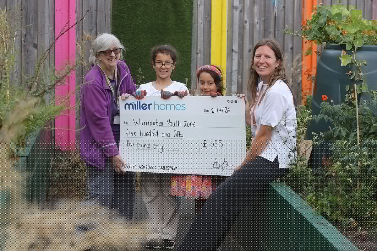 Miller Homes helps Warrington Youth Zone grow sustainable garden