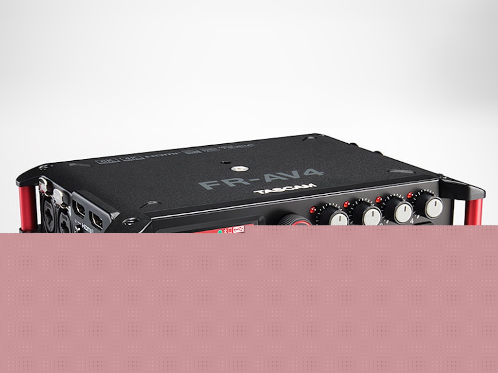 TASCAM unveils FR-AV4 audio recorder for filmmakers