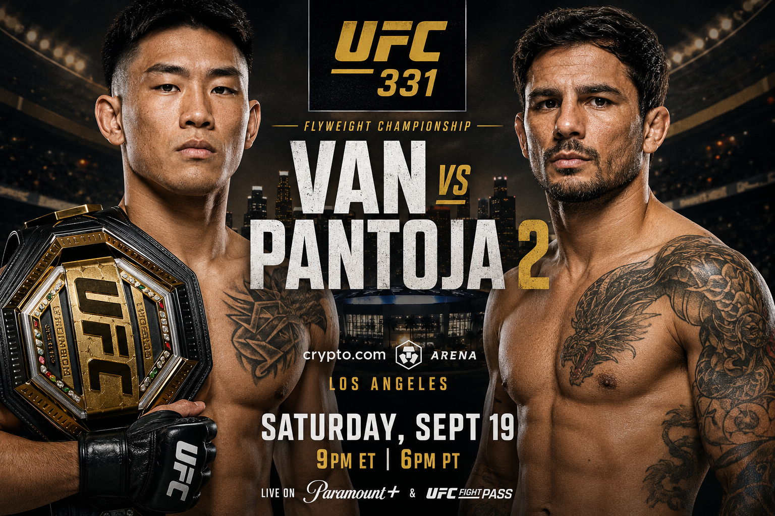 UFC 331: Van vs. Pantoja 2 Set for Flyweight Title Rematch in Los Angeles