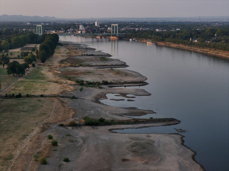 Rhine River Hits Record Low, Deepening Shipping Crisis