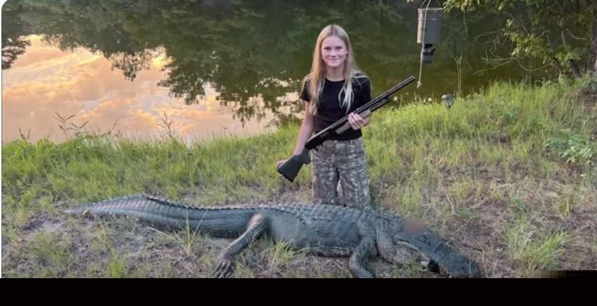 How A Young Texas Girl Caught A Massive Alligator