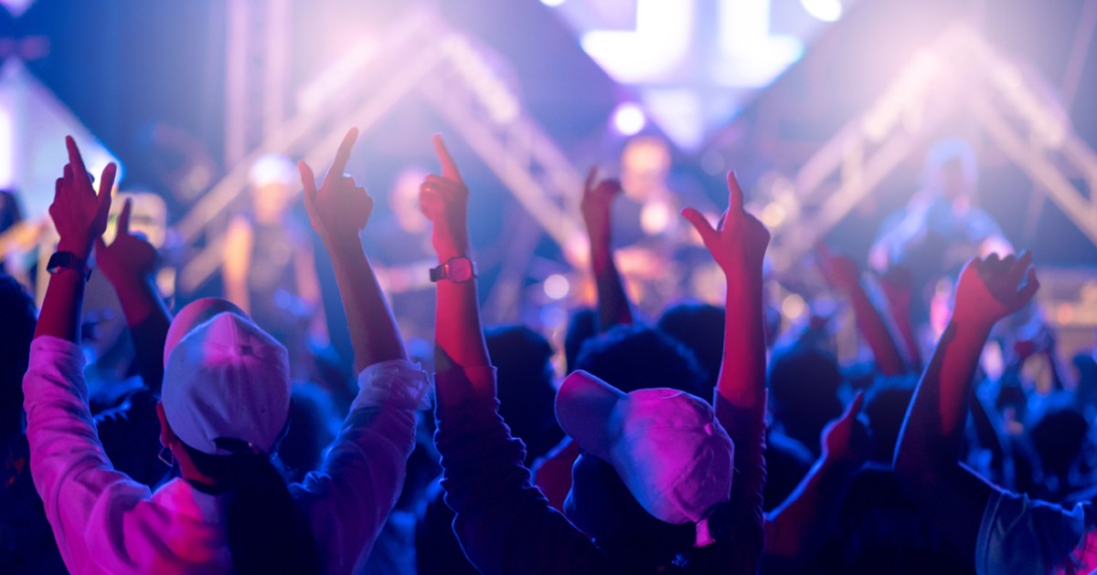 A Wrestling Match Took Place In The Middle Of A Rave