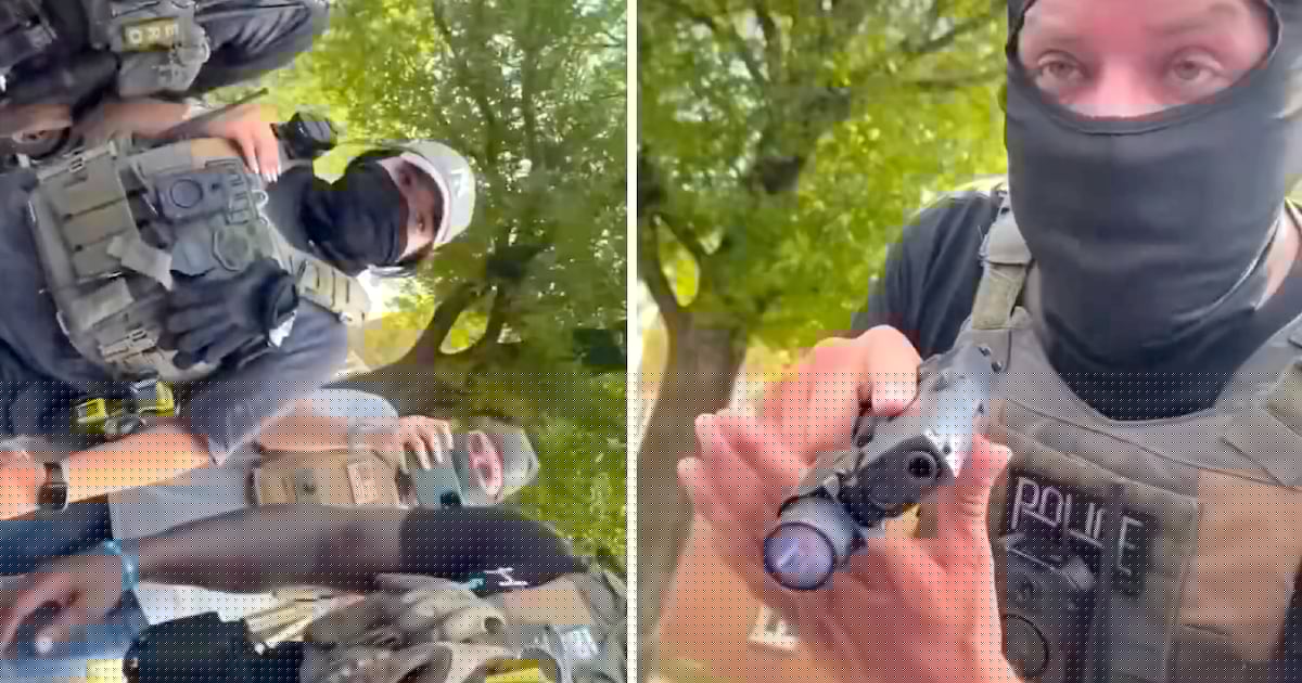 Lying ICE Agent Busted Pointing Gun in Face of American-Born Mom