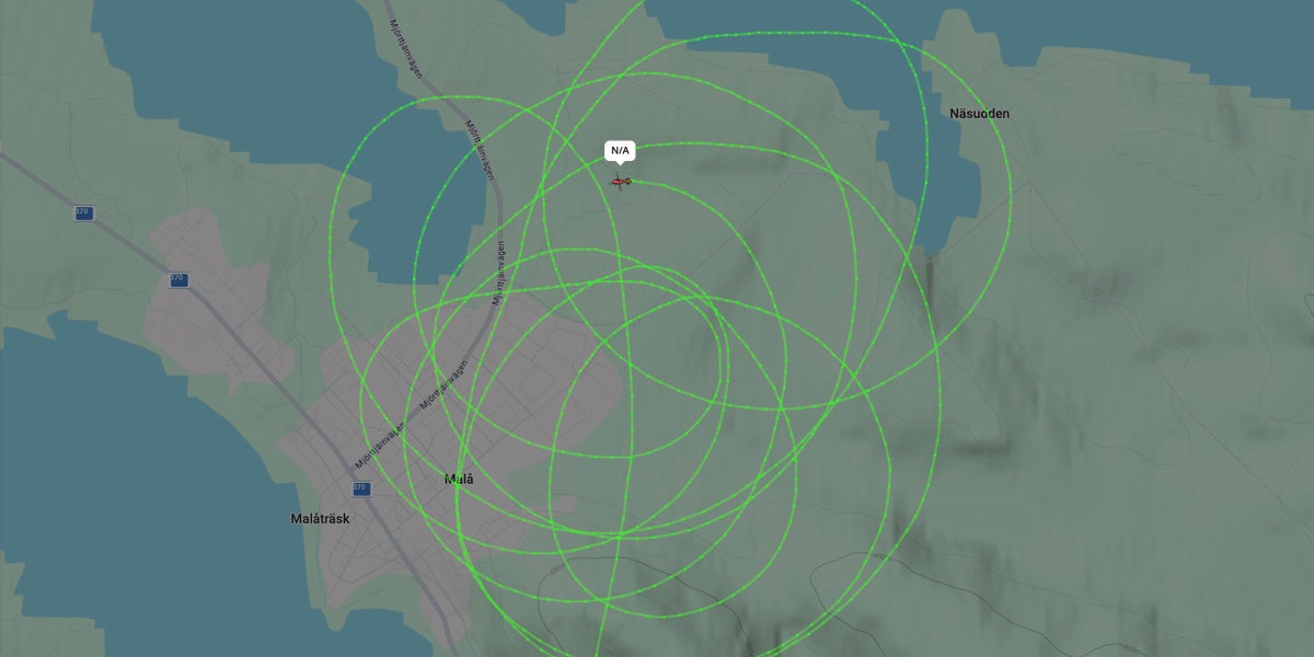 Därför flög en helikopter över Malå i natt