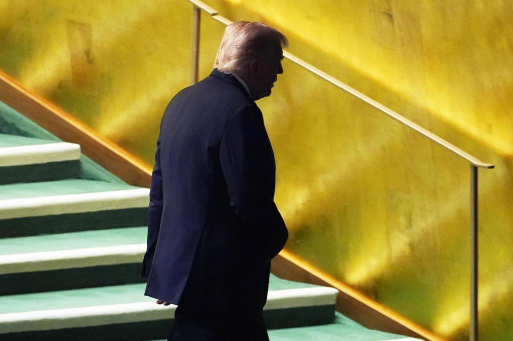 At UN, Trump attacks climate change efforts in front of leaders of drowning nations