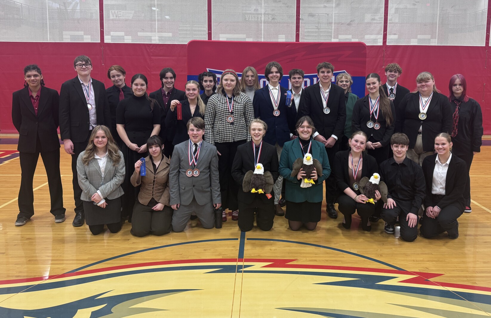 Pequot Lakes speech team ties for second in "Not So" Early Bird home tournament