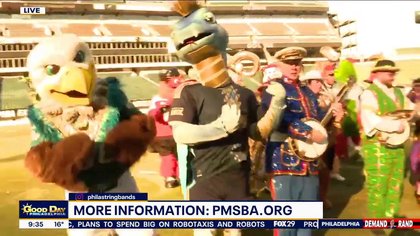 SWOOP, Phillie Phanatic, Gritty, Franklin & Phang Excited About String Band Spectacular