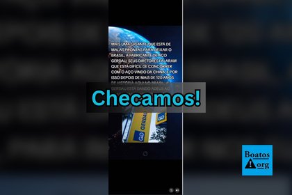 É falso que a Gerdau fechou as portas no Brasil em 2026 e vai para os EUA