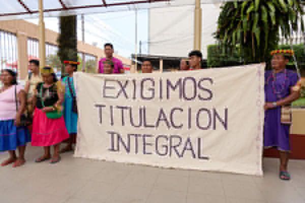 Pueblo Secoya defiende ante los magistrados del Tribunal Constitucional del Perú su derecho a la titulación integral de su territorio ancestral, en histórica audiencia en Iquitos