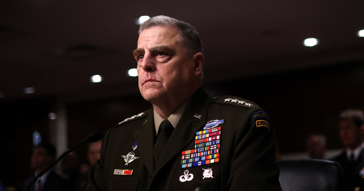 Peter Feaver: Trump Allies in Congress Set Their Sights on Gen. Milley, Seen as a Fierce Critic of the Former President