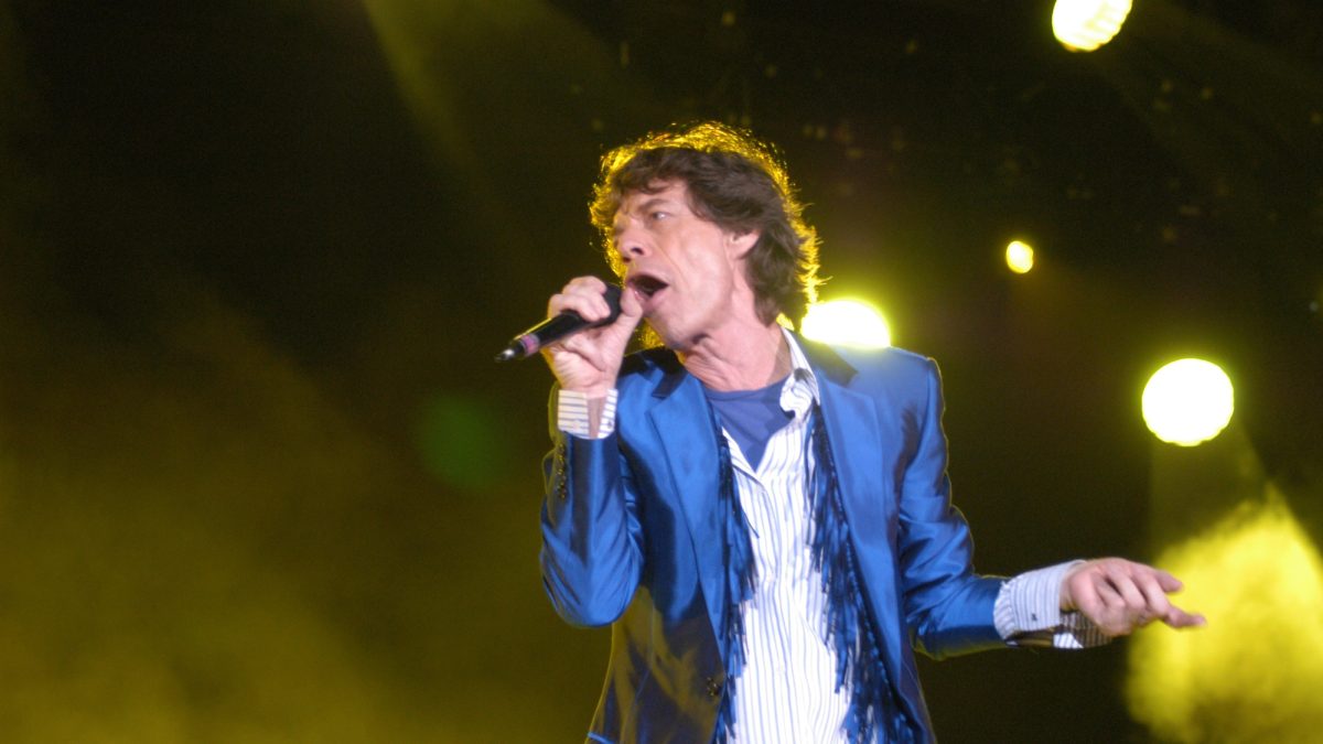Mick Jagger Eyes Rolling Stones Film