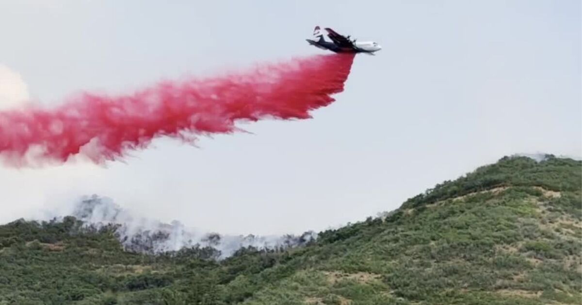 Rapidly growing wildfire puts Morgan ranch in path of flames