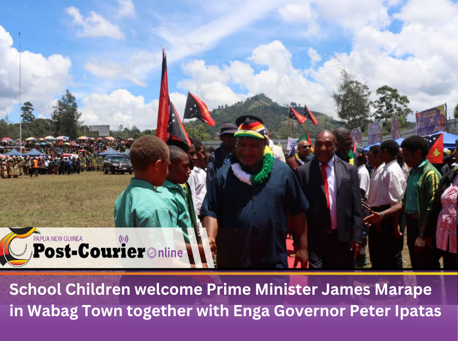 Wabag welcomes PM Marape for Independence celebrations