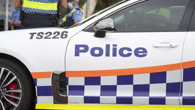 Emergency services helping man with facial injuries after assault in Canning Vale outside Zambrero restaurant